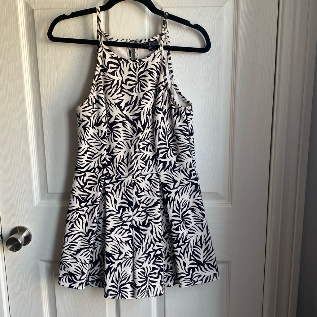 Topshop Pattern Romper